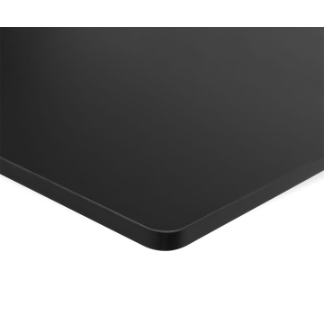 ESMART TPL-168B Schreibtischplatte 160 x 80 cm, MDF, Schwarz (B-Ware)
