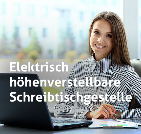 Elektrisch höhenverstellbare Schreibtischgestelle